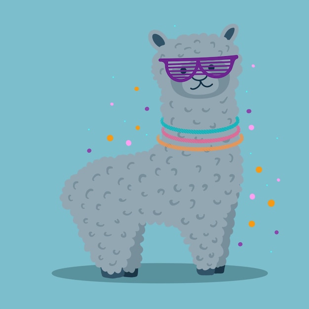 Alpacas ovejas psd