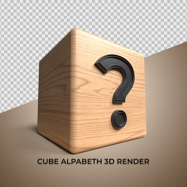 Alphabet 3D ? cube en bois en bois pour entreprise
