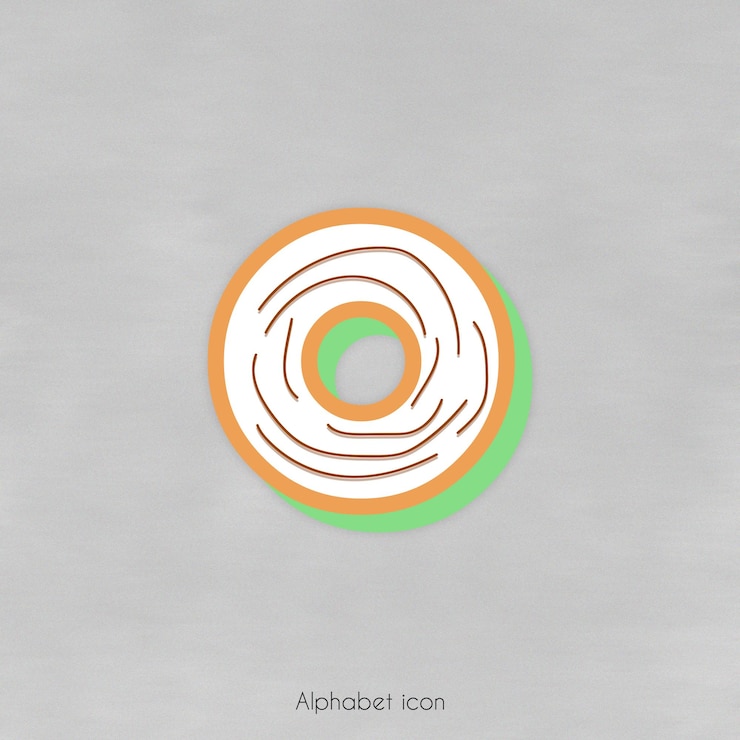 PSD alphabet 3d icon