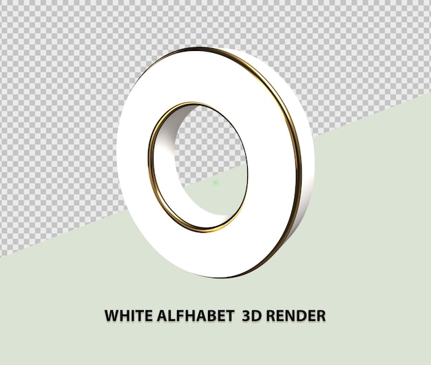 Alphabet 3d-rendering