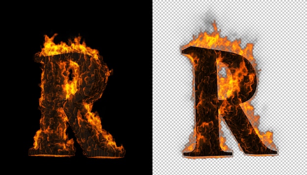 Alphabet De Feu.