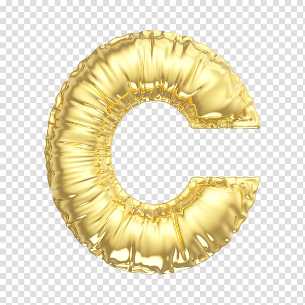 PSD alphabet de rendu 3d transparent