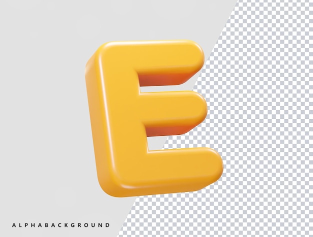 Alphabet-Text-Effekt Illustration durchsichtiges Element