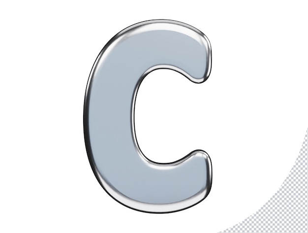 Alphabet-Texteffekt 3D-Rendering-Vektorillustration
