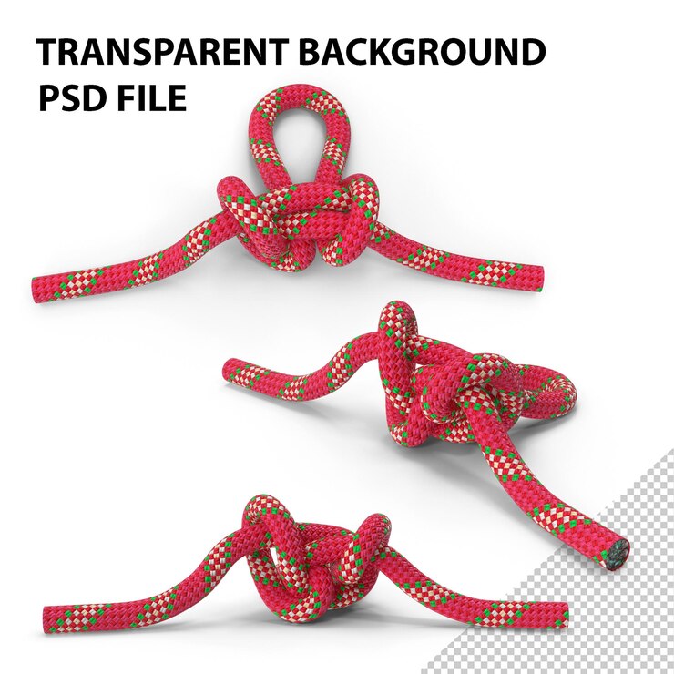 PSD alpine butterfly loop rope png