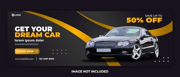 Alquiler de banner banner plantilla web moderna Premium