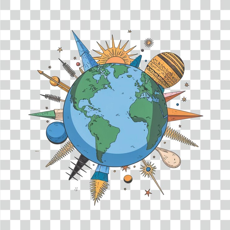 PSD alrededor del mundo en el espacio