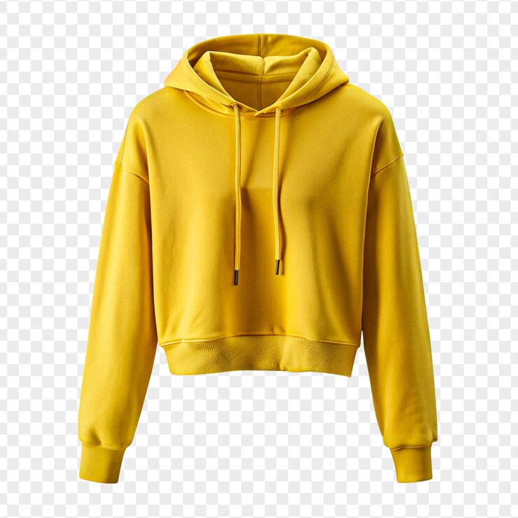 PSD alta calidad una hermosa sudadera con capucha recortada aislada sobre un fondo transparente para la maqueta