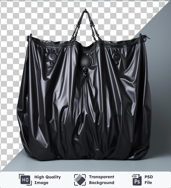 PSD de alta calidad transparente psd un bolso de mano negro