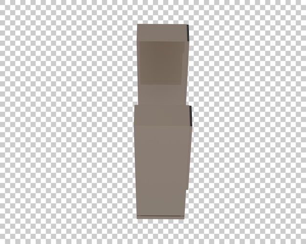 Los altavoces aislados en un fondo transparente Ilustración de renderización 3D