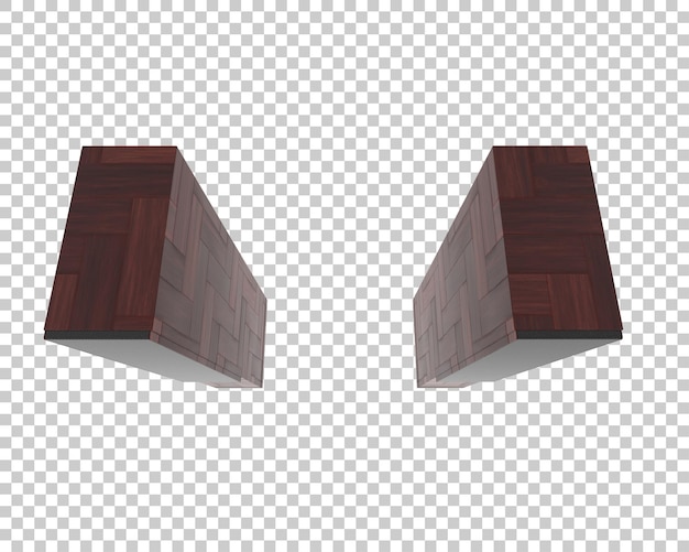 Los altavoces aislados en un fondo transparente Ilustración de renderización 3D
