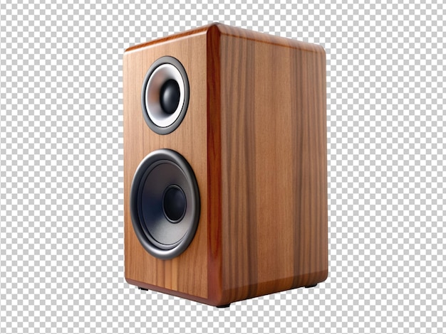 Altavoz de audio de madera