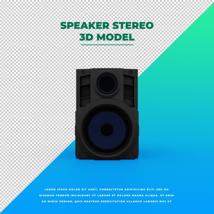 PSD altavoz estéreo