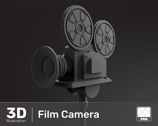 Alte Filmkamera 3D-Rendering