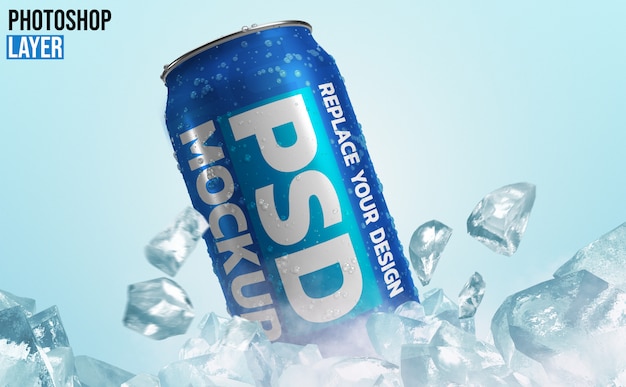 PSD aluminium soda kann modell