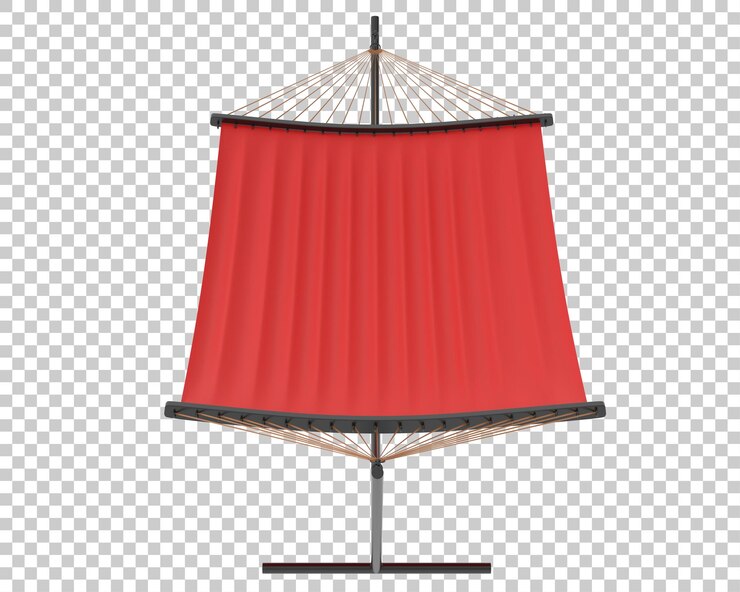 PSD amaca su sfondo trasparente 3d rendering illustrazione