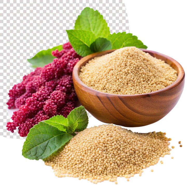 PSD amaranto fresco png con fondo transparente para alimentos saludables y diseños orgánicos