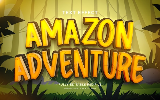 PSD amazon-texteffekt