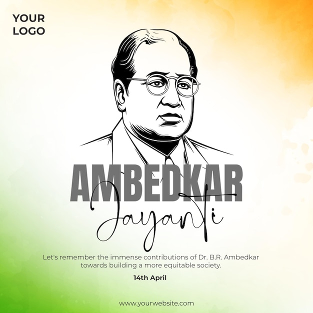 Ambedkar Jayanti Feiern des Vermächtnisses von Dr. BR Ambedkar