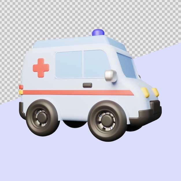 Ambulancia Ilustraciones de vehículos 3D