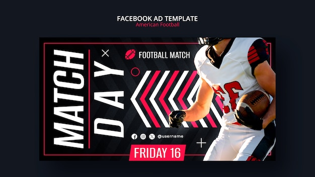 American football-template-design