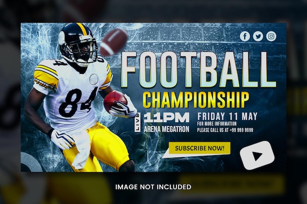 American Football Youtube-Thumbnail