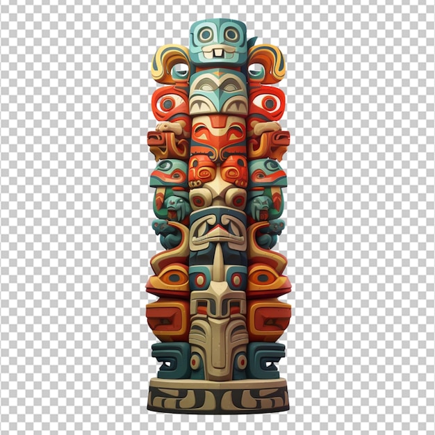 PSD americas alliance totem on white background