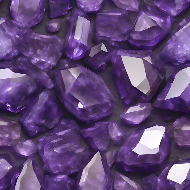 PSD amethyst colorful gemstone