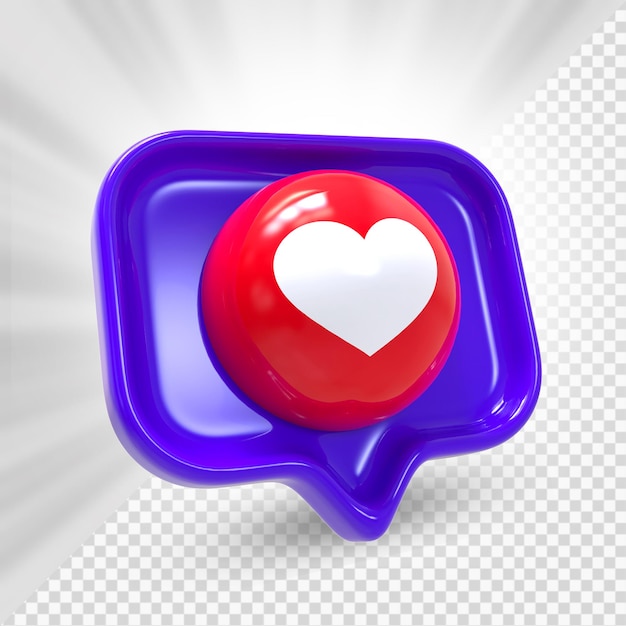 PSD amor 3d facebook