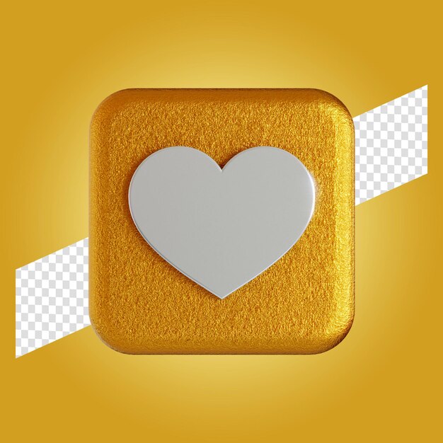 Amor, 3d, render, ilustración, aislado