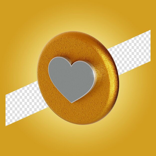 Amor, 3d, render, ilustración, aislado