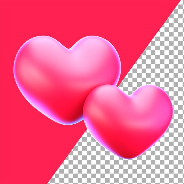 PSD el amor en 3d