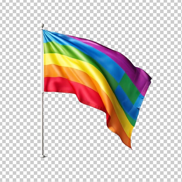 El amor vector libre es el amor bandera del día del orgullo con luz borrosa