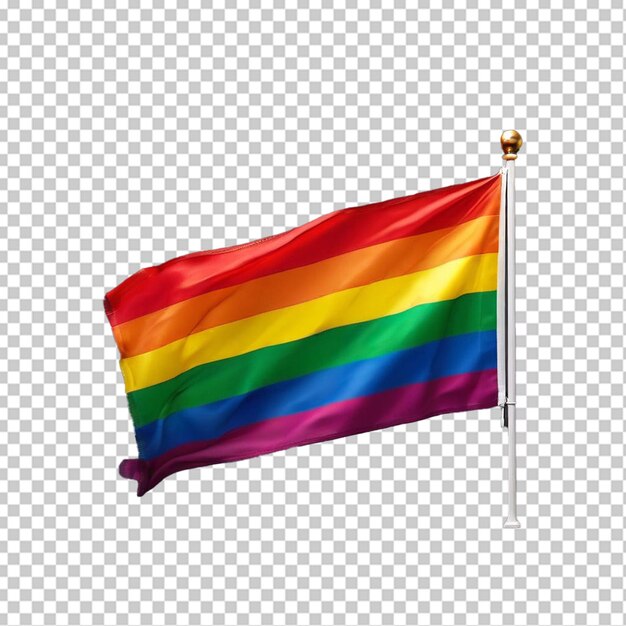 PSD el amor vector libre es el amor bandera del día del orgullo con luz borrosa