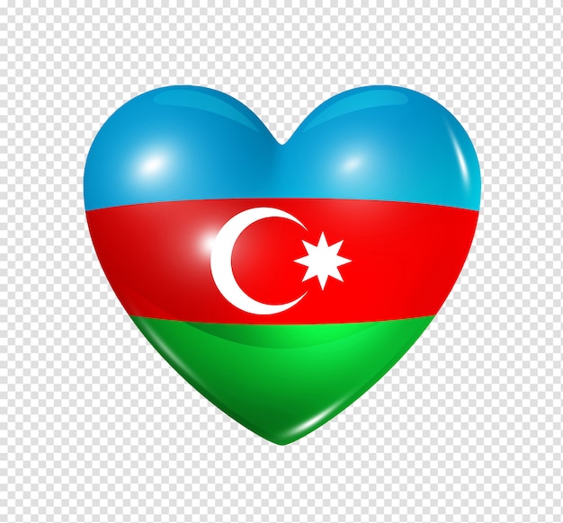 Amore Azerbaigian, bandiera simbolo del cuore