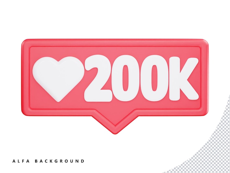 PSD l'amour social réagit illustration d'icône vectorielle de rendu 3d