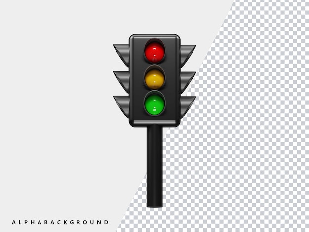 Ampelsymbol 3d