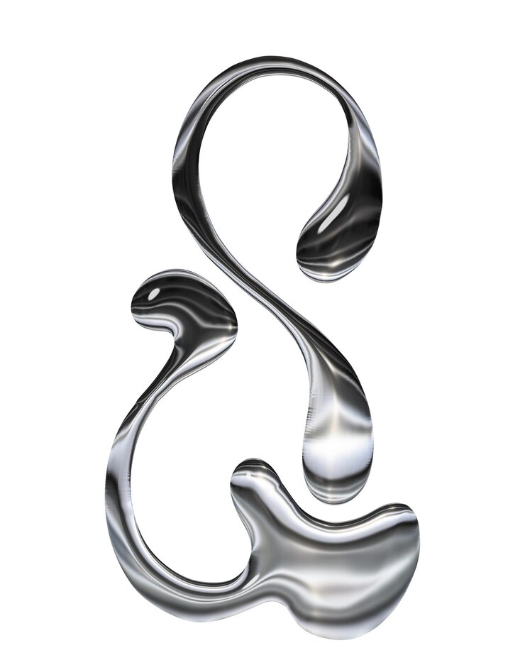 Ampersand Liquid Font Chrome