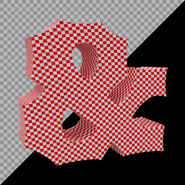 Ampersand-Symbol in 3D-Rendering