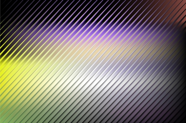 An abstract composition of parallel lines with a gradient of colors creating a dynamic and visually appealing design with a modern and sleek aesthetic