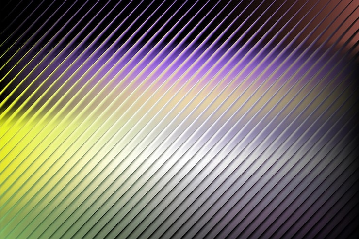 PSD an abstract composition of parallel lines with a gradient of colors creating a dynamic and visually appealing design with a modern and sleek aesthetic