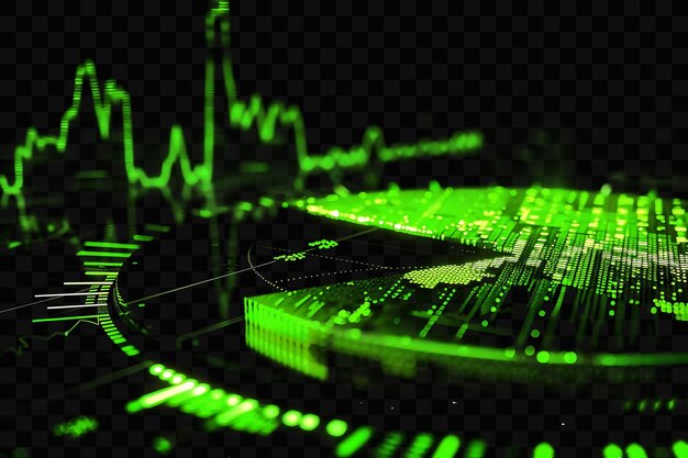 PSD análise do setor do mercado de ações psd com fundo de gráfico de torta abstrato fundo de mercado de ações brilhante