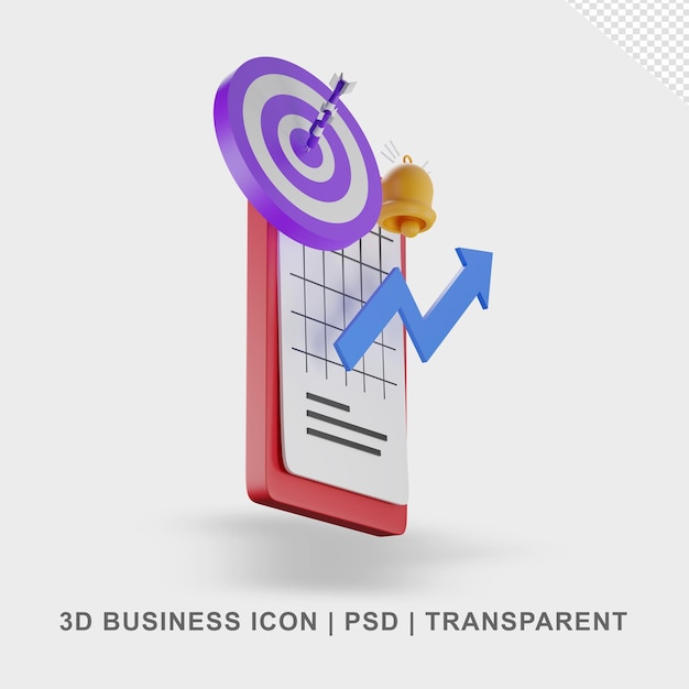 Análisis de datos en 3D transparente sin fondo