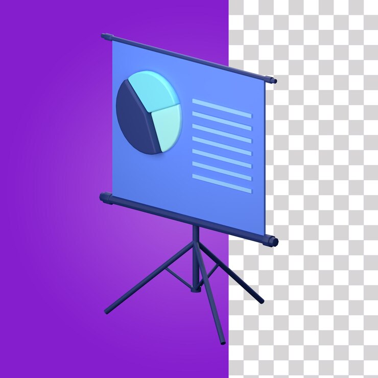 PSD análisis, presentación, 3d, ilustración