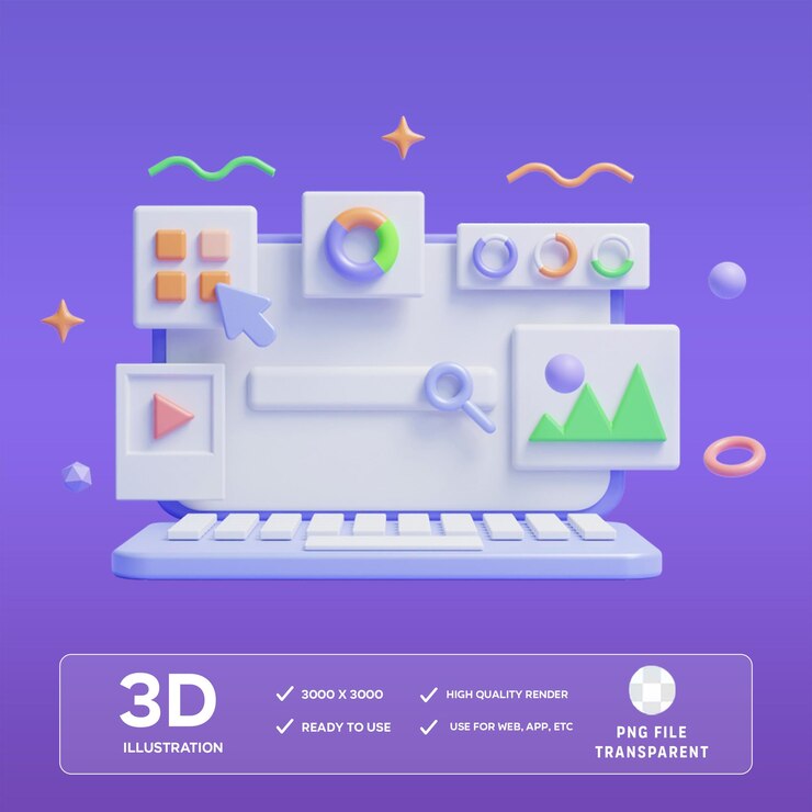 Análisis SEO de PSD y Ilustración en 3D