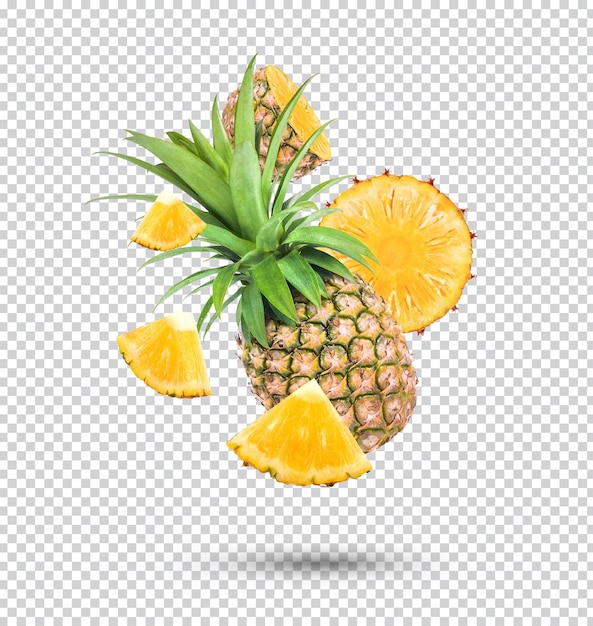 PSD ananas frais isolé psd premium