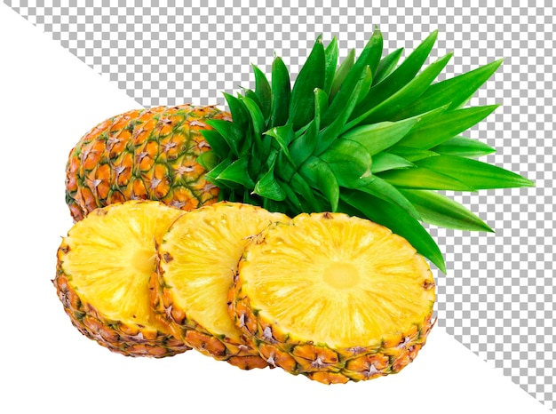 Ananas isolato su sfondo bianco