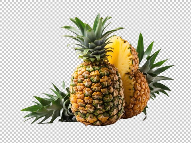 Ananas isolato su uno sfondo trasparente