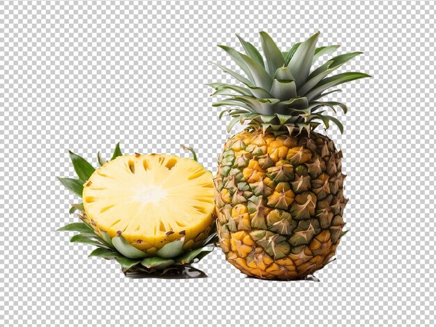 PSD ananas isolé sur un fond transparent