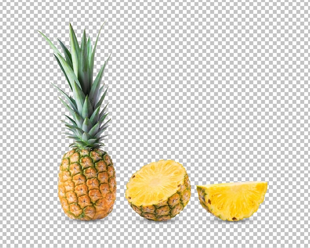 Ananas isoliert auf alphaschicht